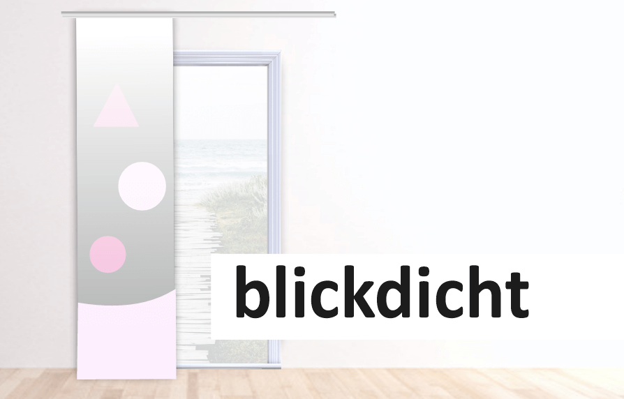 Flächenvorhang 180 cm blickdicht