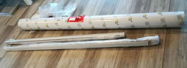 Piccolo Flächenvorhangschiene eingepackt