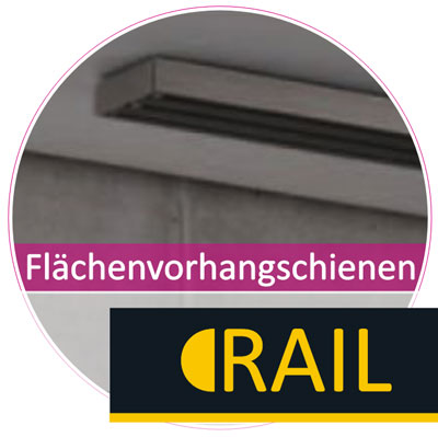 Rail Flächenvorhangschiene