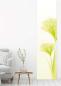 Preview: Flächenvgardine - Schiebevorhang blickdicht mit einer Blume modern - Wohnzimmer modernes wohnen