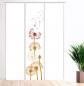 Preview: Flächenvorhang Dandelion pfeffer - white 3er Serie