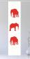 Preview: Flächenvorhang Elephant - red
