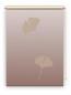 Preview: Rollo Ginkgo folorium cappuccino-dark, Motivrollo, Rollo mit Druck, Fotorollo, bedrucktes Rollo, Fensterrollo,verdunkelndes Rollo, Sonnenschutz Rollo