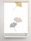 Preview: Rollo Ginkgo folorium gold-tone   , Motivrollo, Rollo mit Druck, Fotorollo, bedrucktes Rollo, Fensterrollo,verdunkelndes Rollo, Sonnenschutz Rollo