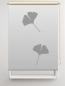 Preview: Rollo Ginkgo folorium grey 2 , Motivrollo, Rollo mit Druck, Fotorollo, bedrucktes Rollo, Fensterrollo,verdunkelndes Rollo, Sonnenschutz Rollo