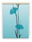 Preview: Rollo Ginkgo dark  türkis, Motivrollo, Rollo mit Druck, Fotorollo, bedrucktes Rollo, Fensterrollo,verdunkelndes Rollo, Sonnenschutz Rollo