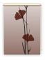 Preview: Rollo Ginkgo dark coffee , Motivrollo, Rollo mit Druck, Fotorollo, bedrucktes Rollo, Fensterrollo,verdunkelndes Rollo, Sonnenschutz Rollo