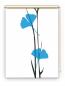 Preview: Rollo Ginkgo blue, Motivrollo, Rollo mit Druck, Fotorollo, bedrucktes Rollo, Fensterrollo,verdunkelndes Rollo, Sonnenschutz Rollo