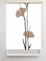 Preview: Rollo Ginkgo cappuccino, Motivrollo, Rollo mit Druck, Fotorollo, bedrucktes Rollo, Fensterrollo,verdunkelndes Rollo, Sonnenschutz Rollo
