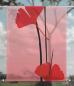 Preview: Scheibenhänger transparent Ginkgo red 2 two rechteckig