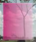 Preview: Scheibenhänger magenta Ginkgo L-rechteckig,