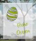 Preview: Scheibenhänger transparent easter paint green 2 rechteckig