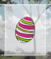 Preview: Scheibenhänger transparent easter paint pink 1 rechteckig