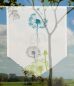 Preview: Scheibenhänger Dandelions mixed two voile transparent