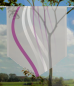 Preview: Scheibenhänger Vertic Brombeere mixed voile transparent