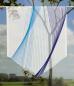 Preview: Scheibenhänger Stream two blue voile transparent