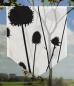 Preview: Scheibenhänger Thistle uni 2  voile transparent
