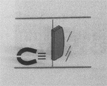 Flächenvorhang Magnetgriff - Formschöner Magnetclip