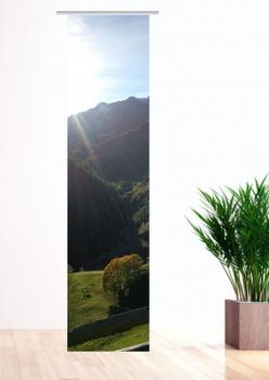 Flächenvorhang Bergsonne