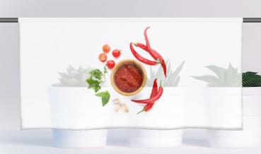 Cafehausgardine - Küchenfreuden-Chili