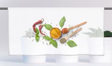 Cafehausgardine - Küchenfreuden-Curry