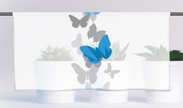 Cafehausgardine - Papalone blau