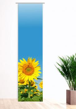 Flächenvorhang Sonnenblume -  Sommer Schiebevorhang