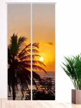 palm beach, Malediven, Schiebevorhang 2er Set