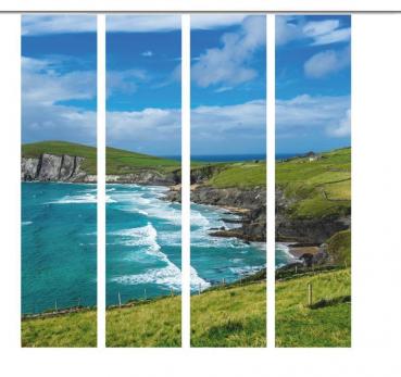 Dingle Halbinsel 4er, Schiebegardine, Set 4tlg