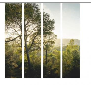 Preview: Hinterland von Palma one 4er, Flächengardine, Set 4tlg