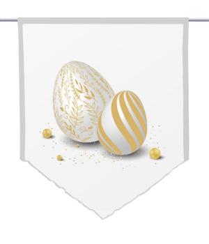 Preview: Ostern-moderna-Xtra-gold, Scheibenhänger spitz