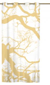 Ösenschal ramos ocker Ösenvorhang