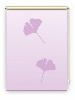 Rollo Ginkgo folorium flieder 2  , Motivrollo, Rollo mit Druck, Fotorollo, bedrucktes Rollo, Fensterrollo,verdunkelndes Rollo, Sonnenschutz Rollo