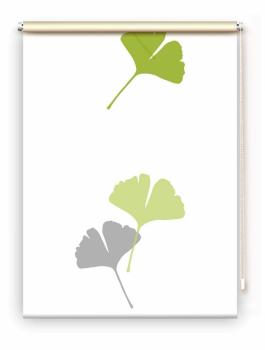 Rollo Ginkgo folorium green-apfel  , Motivrollo, Rollo mit Druck, Fotorollo, bedrucktes Rollo, Fensterrollo,verdunkelndes Rollo, Sonnenschutz Rollo