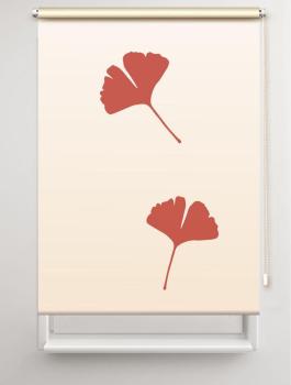 Rollo Ginkgo folorium pfeffer-light , Motivrollo, Rollo mit Druck, Fotorollo, bedrucktes Rollo, Fensterrollo,verdunkelndes Rollo, Sonnenschutz Rollo