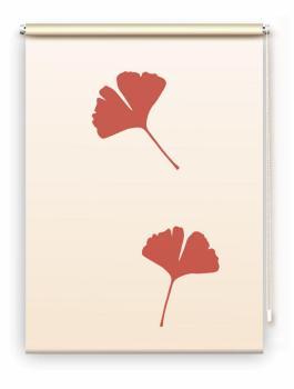 Rollo Ginkgo folorium pfeffer-light , Motivrollo, Rollo mit Druck, Fotorollo, bedrucktes Rollo, Fensterrollo,verdunkelndes Rollo, Sonnenschutz Rollo