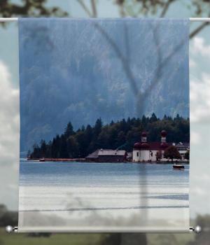 Scheibenhänger transparent Königssee- rechteckig