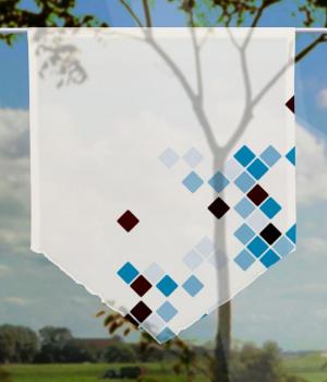 Scheibenhänger c-square blau voile transparent