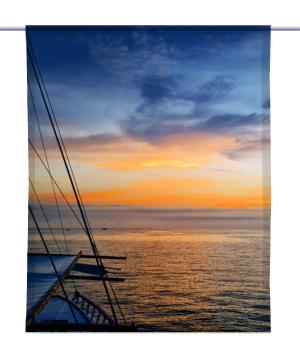 Scheibenhänger Sailing - weiß hintergrund