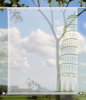 Scheibenhänger Pisa green - rechteckig, Beschw.