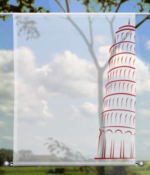 Scheibenhänger Pisa red  - rechteckig, Beschw.