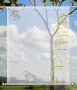 Scheibenhänger  Pisa yellow - rechteckig, Beschw.