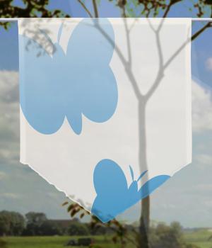 Scheibenhänger Mari blue voile transparent