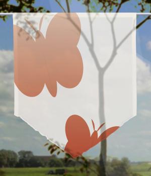 Scheibenhänger Mari red voile transparent