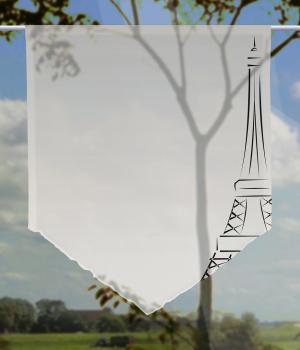 Scheibenhänger Paris silver voile transparent