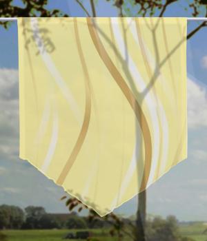 Scheibenhänger Vertic Beige voile transparent