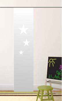 Flächenvorhang Stars grey, modern
