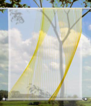 Scheibenhänger streamtwo yellow- rechteckig, Beschw.