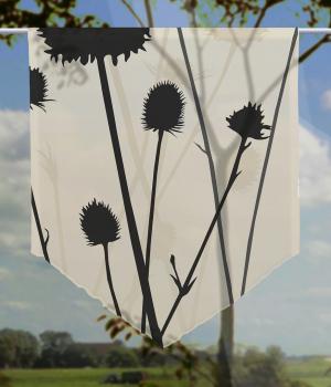 Scheibenhänger Thistle tone black 2  transparent