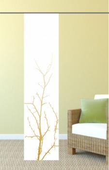 Flächenvorhang Zweige beige, modern